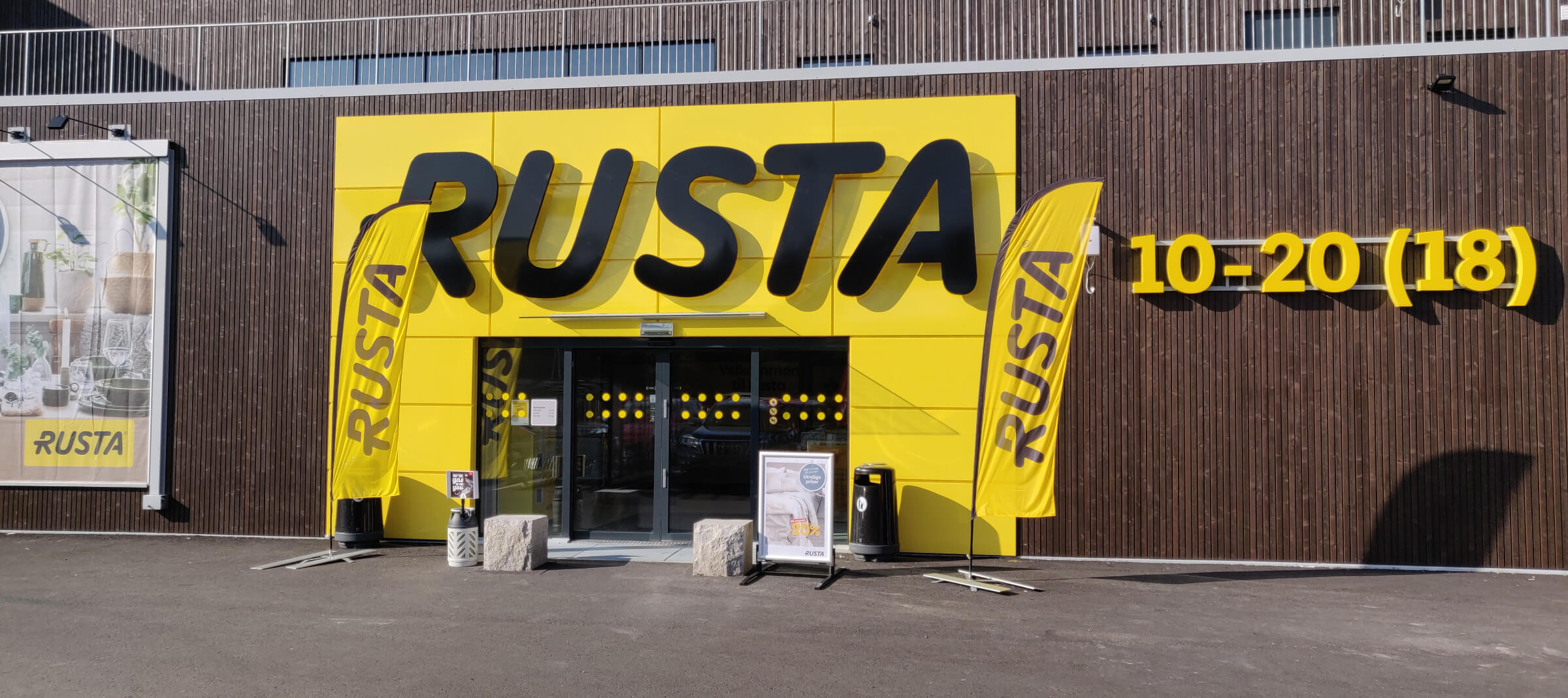 Rusta Jessheim bygg utside September 2021
